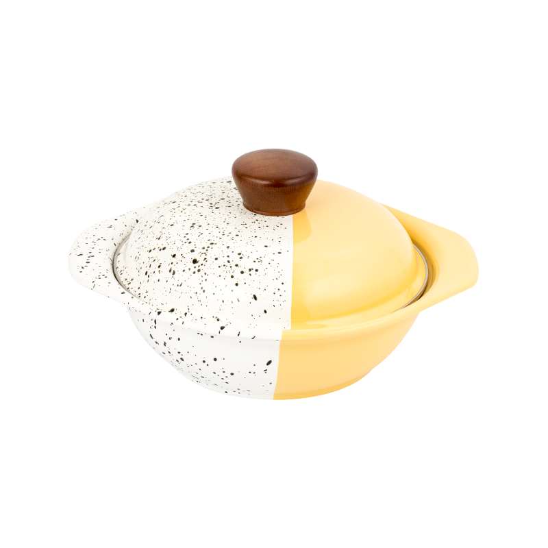 Glazuur V-vormige pot