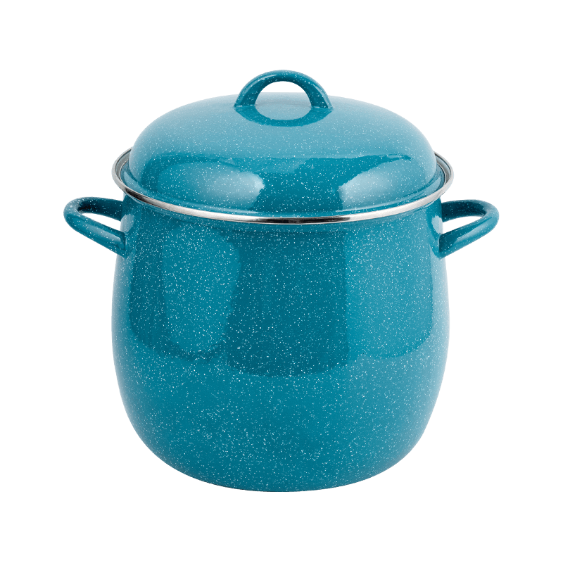 26 cm email verhoogde stockpot