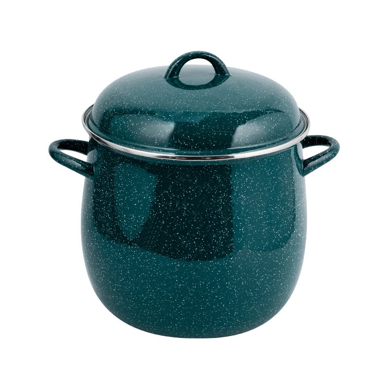 26 cm email verhoogde stockpot