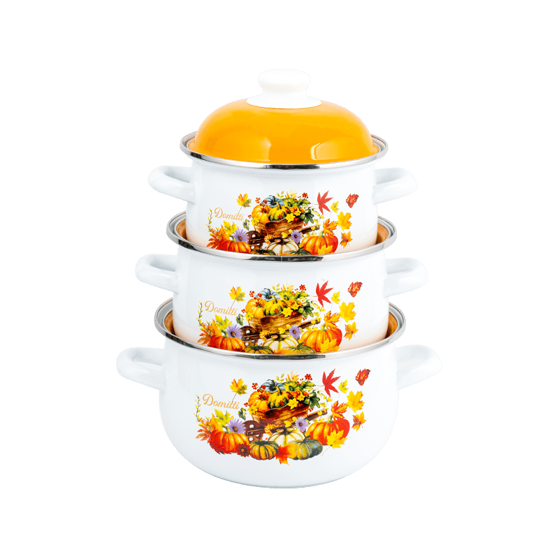 806D-5 roestvrijstalen ronde rand stockpot sudderen glazuurpot