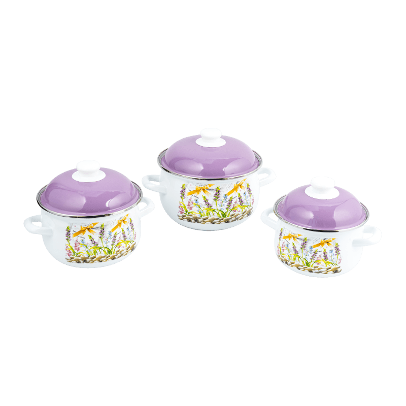 806D-5 roestvrijstalen ronde rand stockpot sudderen glazuurpot