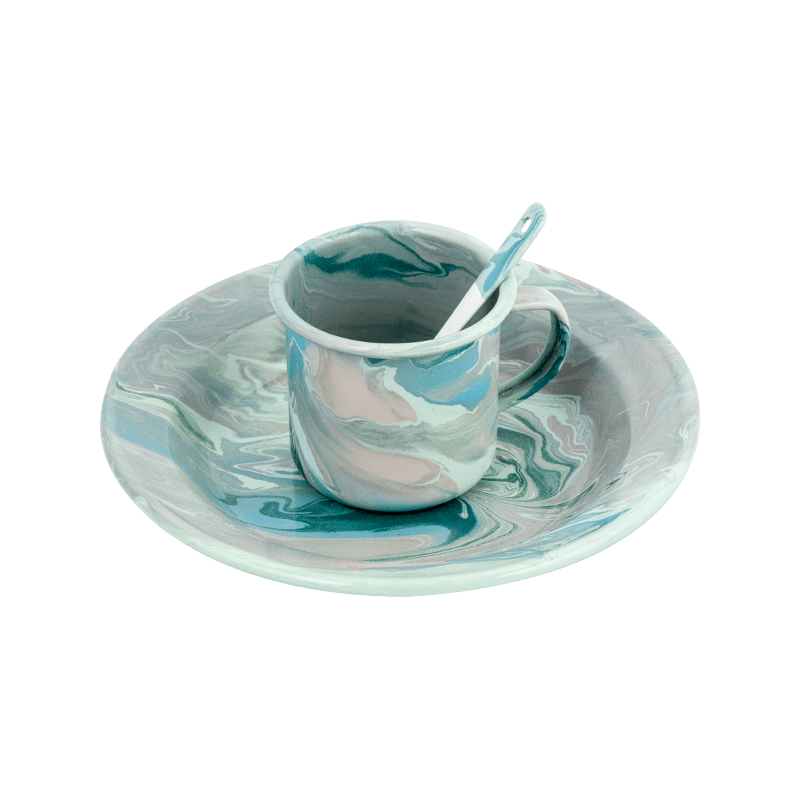 Europese bloemenglazuur theepot set Europese bloemenglazuur theepot set