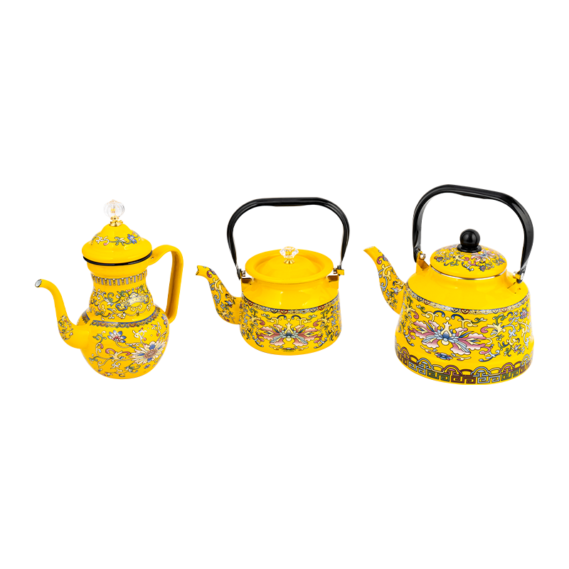 Luxueuze glazuur etnische stijl theepot set