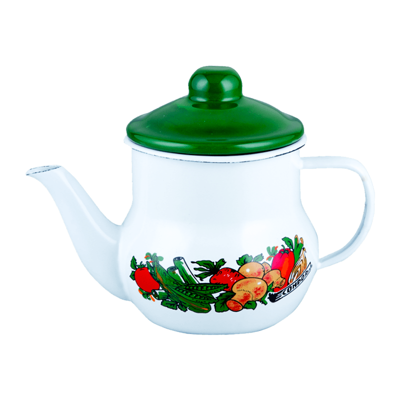 TK501 MINI EMAAMEL TEAPOT MET INFUSER